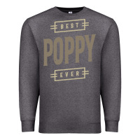 Charcoal Heather Mens Best Poppy Ever | Poppy Gift Premium Sweatshirt - artisFamous