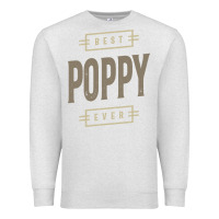 Oatmeal Heather Mens Best Poppy Ever | Poppy Gift Premium Sweatshirt - artisFamous