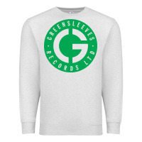 Oatmeal Heather Greensleeves Records Premium Sweatshirt - artisFamous