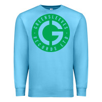 Ocean Blue Greensleeves Records Premium Sweatshirt - artisFamous