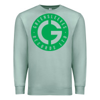 Seafoam Greensleeves Records Premium Sweatshirt - artisFamous