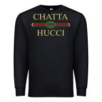 Black chatta hucci Premium Sweatshirt - artisFamous