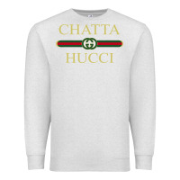 Oatmeal Heather chatta hucci Premium Sweatshirt - artisFamous