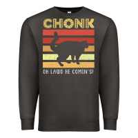 Smoke chonk cat funny cat meme cat dad cat mom Premium Sweatshirt - artisFamous