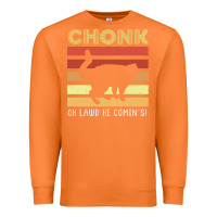 Carrot chonk cat funny cat meme cat dad cat mom Premium Sweatshirt - artisFamous