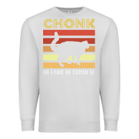 Dove Grey chonk cat funny cat meme cat dad cat mom Premium Sweatshirt - artisFamous