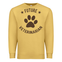 Antique Gold future veterinarian Premium Sweatshirt - artisFamous