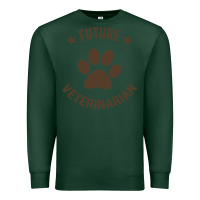 Sports Green future veterinarian Premium Sweatshirt - artisFamous