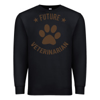 Black future veterinarian Premium Sweatshirt - artisFamous