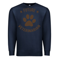 Navy future veterinarian Premium Sweatshirt - artisFamous