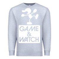 Heather Grey game & watch tribute Premium Sweatshirt - artisFamous