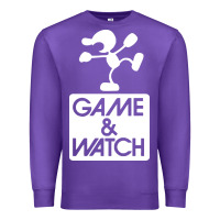 Purple game & watch tribute Premium Sweatshirt - artisFamous