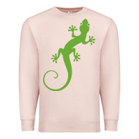 Pale Pink gecko reptile Premium Sweatshirt - artisFamous