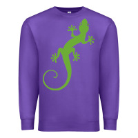 Purple gecko reptile Premium Sweatshirt - artisFamous
