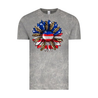 Cloud Rock american flag leopard Vintage Tee - RanaPortraitStore