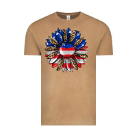 Vintage Camel american flag leopard Vintage Tee - RanaPortraitStore