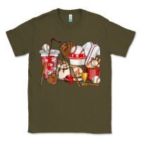 Army Green Baseball coffee cups Classic Tee - HowdyJamesFarm