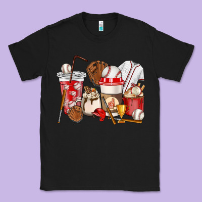 Baseball Coffee Cups Classic Tee Designed By Howdyjamesfarm