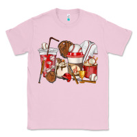 Bubblegum Pink Baseball coffee cups Classic Tee - HowdyJamesFarm