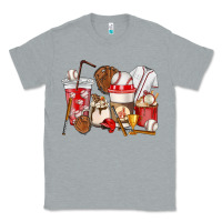 Heather Grey Baseball coffee cups Classic Tee - HowdyJamesFarm