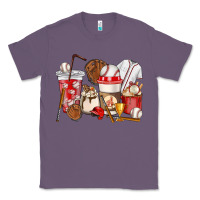 Lavender Baseball coffee cups Classic Tee - HowdyJamesFarm