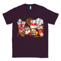 Plum Baseball coffee cups Classic Tee - HowdyJamesFarm