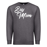 Charcoal Heather boy mom Premium Sweatshirt - artisFamous