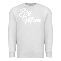 Oatmeal Heather boy mom Premium Sweatshirt - artisFamous