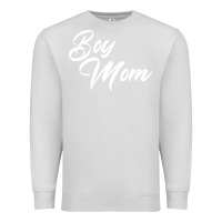 Dove Grey boy mom Premium Sweatshirt - artisFamous