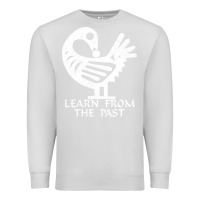 Dove Grey african adinkra sankofa Premium Sweatshirt - artisFamous