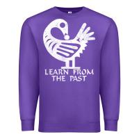 Purple african adinkra sankofa Premium Sweatshirt - artisFamous