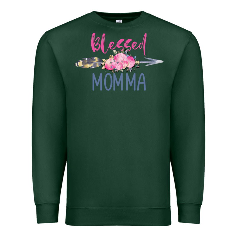 Blessed Momma Premium Sweatshirt by artisFamous | Teevron