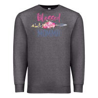 Charcoal Heather blessed momma Premium Sweatshirt - artisFamous