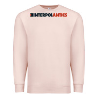 Pale Pink interpol antics crop top Premium Sweatshirt - artisFamous