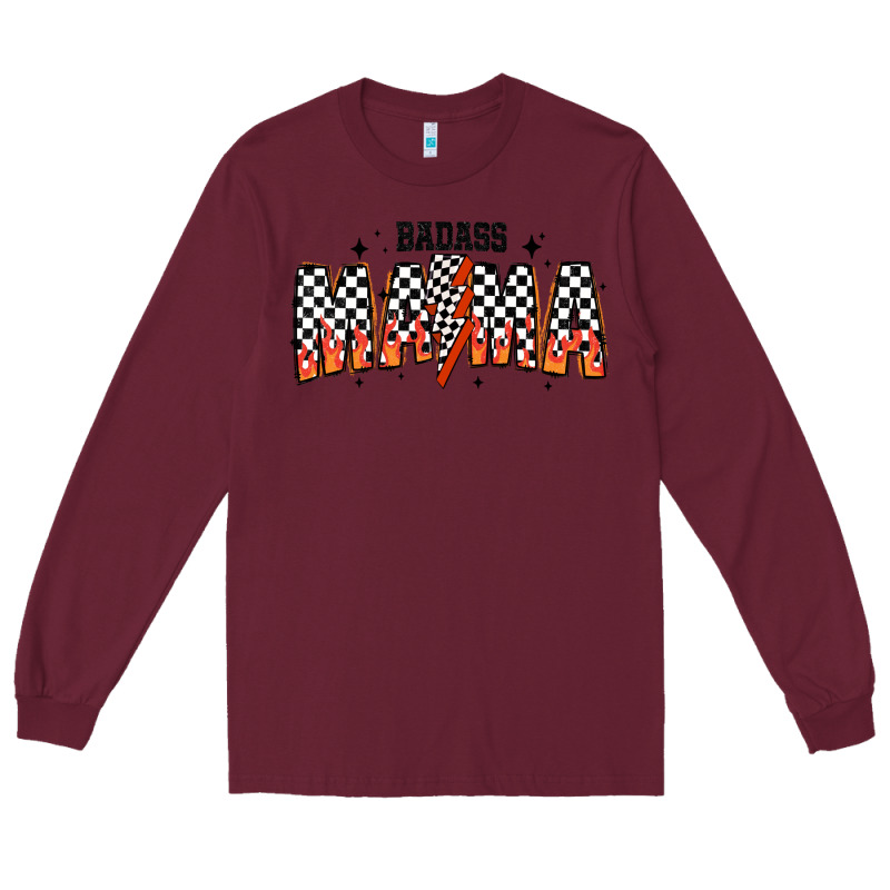 Baddas Mama Long Sleeve Tee by CowhideDigitalArt | Teevron