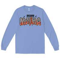Colony Blue baddas mama Long Sleeve Tee - CowhideDigitalArt