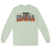 Matcha baddas mama Long Sleeve Tee - CowhideDigitalArt