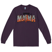 Plum baddas mama Long Sleeve Tee - CowhideDigitalArt
