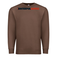 Chestnut interpol antics crop top Premium Sweatshirt - artisFamous