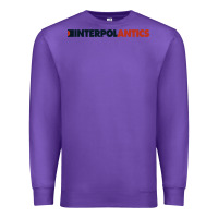 Purple interpol antics crop top Premium Sweatshirt - artisFamous