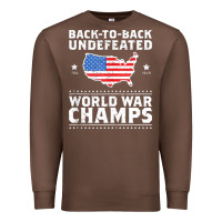 Chestnut back to back undefeated world war champs Premium Sweatshirt - artisFamous