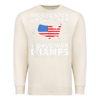 Sandshell back to back undefeated world war champs Premium Sweatshirt - artisFamous