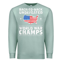 Seafoam back to back undefeated world war champs Premium Sweatshirt - artisFamous