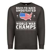 Smoke back to back undefeated world war champs Premium Sweatshirt - artisFamous