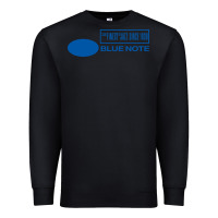 Black blue note jazz music records Premium Sweatshirt - artisFamous
