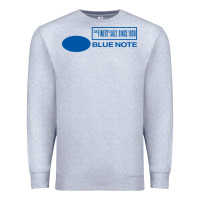 Heather Grey blue note jazz music records Premium Sweatshirt - artisFamous