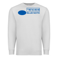 Dove Grey blue note jazz music records Premium Sweatshirt - artisFamous