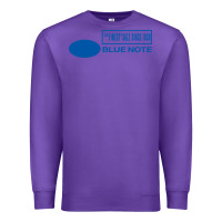 Purple blue note jazz music records Premium Sweatshirt - artisFamous