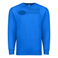 True Royal blue note jazz music records Premium Sweatshirt - artisFamous