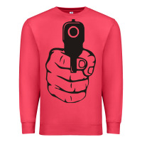 Cardinal hands up pistol Premium Sweatshirt - artisFamous